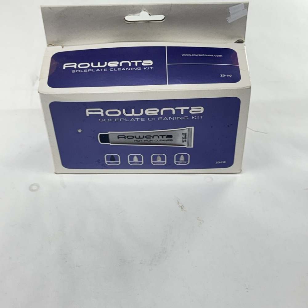 Rowenta Soleplate Cleaning Kit Hot Iron Cleaner NEW
